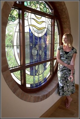 Contemporary Stained Glass Commission